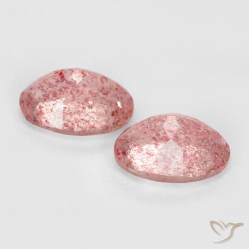 Shop natural 2.33ct 薄いホットピンク ストロベリークォーツ gems, 楕円形, from ロシア at GemSelect. In stock, global shipping!