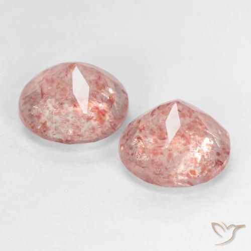 Shop natural 2.32ct 薄いバブルガムピンク ストロベリークォーツ gems, ラウンド, from ロシア at GemSelect. In stock, global shipping!