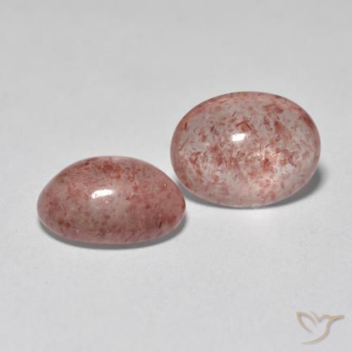 Shop natural 2.07ct アーシーピンク ストロベリークォーツ gems, 楕円形, from ロシア at GemSelect. In stock, global shipping!