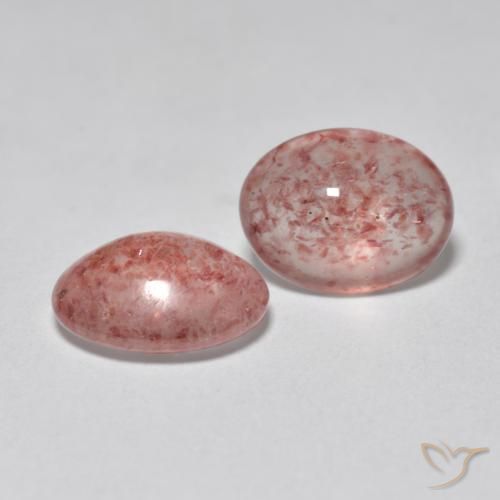 Shop natural 2.09ct アーシーピンク ストロベリークォーツ gems, 楕円形, from ロシア at GemSelect. In stock, global shipping!