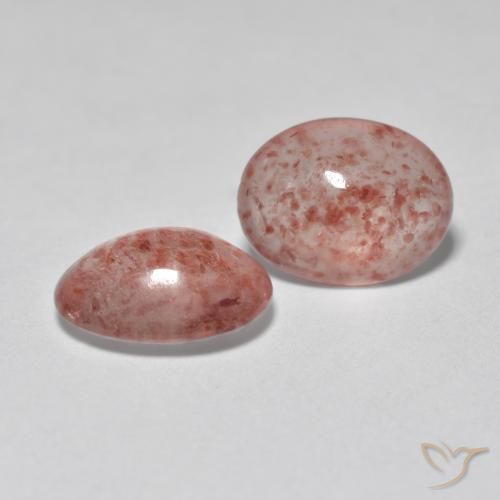 Shop natural 1.99ct ミディアム薄いピンク ストロベリークォーツ gems, 楕円形, from ロシア at GemSelect. In stock, global shipping!