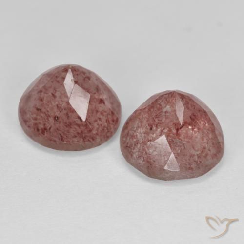 Shop natural 6.12ct ローズピンク ストロベリークォーツ gems, ラウンド, from ロシア at GemSelect. In stock, global shipping!
