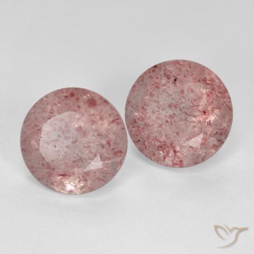 Shop natural 3.88ct ライトピンク ストロベリークォーツ gems, ラウンド, from ロシア at GemSelect. In stock, global shipping!