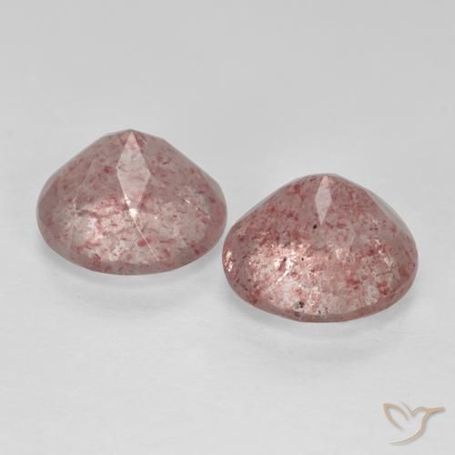 Shop natural 3.88ct ライトピンク ストロベリークォーツ gems, ラウンド, from ロシア at GemSelect. In stock, global shipping!