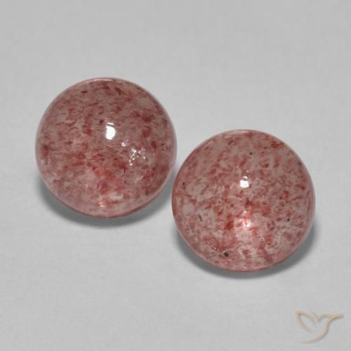 Shop natural 3.67ct ミディアムピンク ストロベリークォーツ gems, ラウンド, from ロシア at GemSelect. In stock, global shipping!