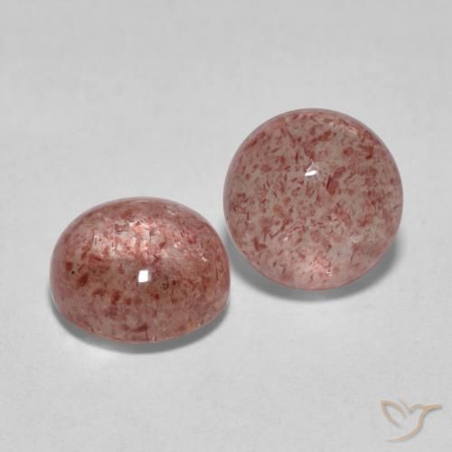 Shop natural 3.42ct ミディアムピンク ストロベリークォーツ gems, ラウンド, from ロシア at GemSelect. In stock, global shipping!