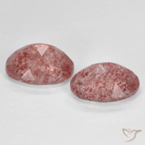 Shop natural 2.47ct ミディアムピンク ストロベリークォーツ gems, 楕円形, from ロシア at GemSelect. In stock, global shipping!