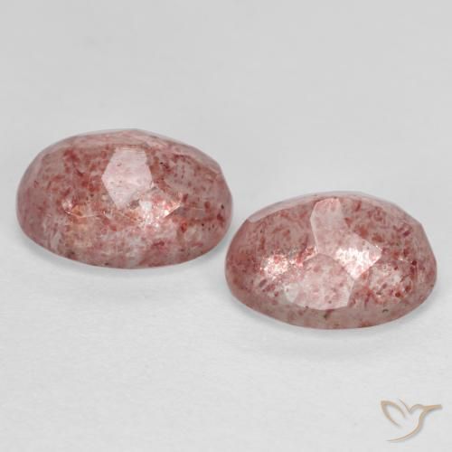 Shop natural 2.92ct ミディアムピンク ストロベリークォーツ gems, 楕円形, from ロシア at GemSelect. In stock, global shipping!