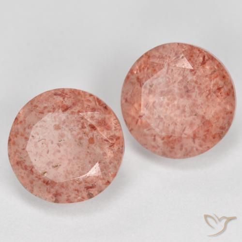 Shop natural 4.30ct ラズベリーピンク ストロベリークォーツ gems, ラウンド, from ロシア at GemSelect. In stock, global shipping!