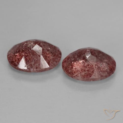 Shop natural 4.70ct ディープピンク ストロベリークォーツ gems, 楕円形, from ロシア at GemSelect. In stock, global shipping!