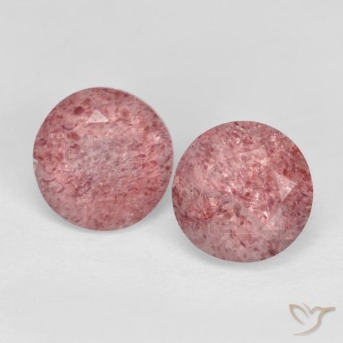 Shop natural 2.60ct ライトローズピンク ストロベリークォーツ gems, ラウンド, from ロシア at GemSelect. In stock, global shipping!