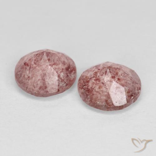 Shop natural 2.34ct ライトローズピンク ストロベリークォーツ gems, ラウンド, from ロシア at GemSelect. In stock, global shipping!