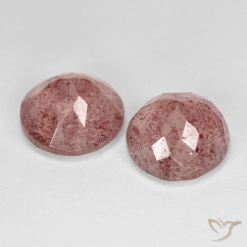 Shop natural 7.24ct ローズピンク ストロベリークォーツ gems, ラウンド, from ロシア at GemSelect. In stock, global shipping!
