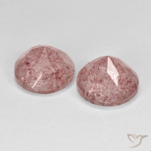 Shop natural 3.83ct ミディアムピンク ストロベリークォーツ gems, ラウンド, from ロシア at GemSelect. In stock, global shipping!