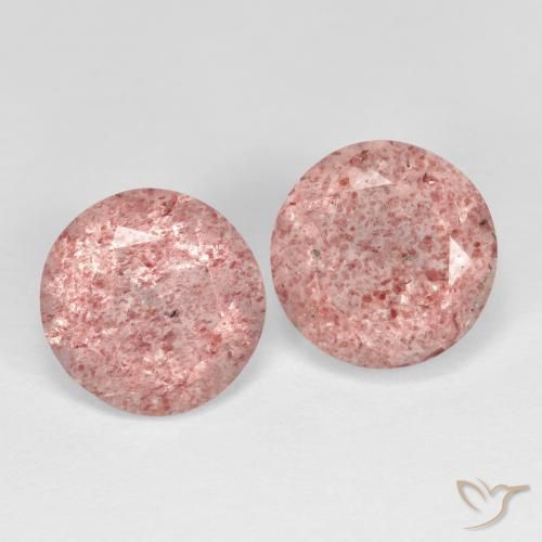 Shop natural 3.74ct アーシーピンク ストロベリークォーツ gems, ラウンド, from ロシア at GemSelect. In stock, global shipping!