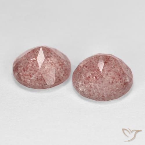 Shop natural 3.74ct アーシーピンク ストロベリークォーツ gems, ラウンド, from ロシア at GemSelect. In stock, global shipping!