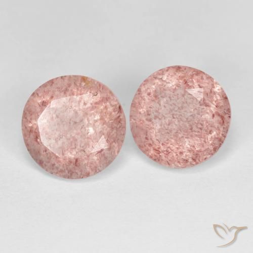 Shop natural 3.27ct ライトピンク ストロベリークォーツ gems, ラウンド, from ロシア at GemSelect. In stock, global shipping!