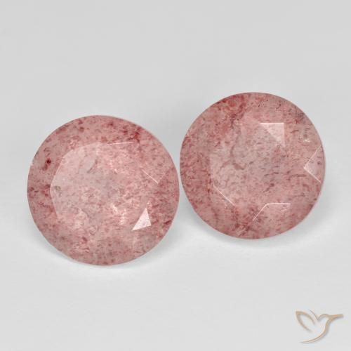 Shop natural 6.63ct ミディアムピンク ストロベリークォーツ gems, ラウンド, from ロシア at GemSelect. In stock, global shipping!