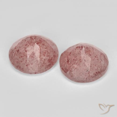 Shop natural 6.63ct ミディアムピンク ストロベリークォーツ gems, ラウンド, from ロシア at GemSelect. In stock, global shipping!