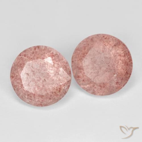 Shop natural 7.22ct アーシーピンク ストロベリークォーツ gems, ラウンド, from ロシア at GemSelect. In stock, global shipping!