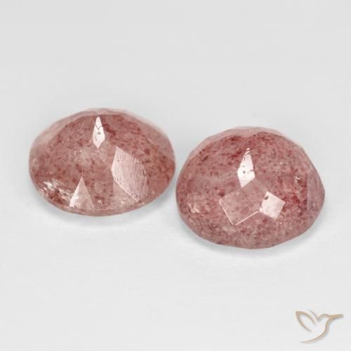 Shop natural 7.14ct ミディアムピンク ストロベリークォーツ gems, ラウンド, from ロシア at GemSelect. In stock, global shipping!