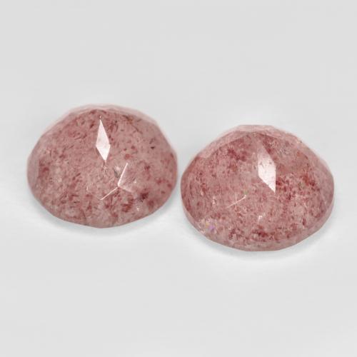 Shop natural 7.82ct ローズピンク ストロベリークォーツ gems, ラウンド, from ロシア at GemSelect. In stock, global shipping!