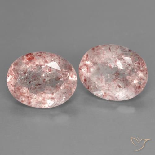 Shop natural 4.61ct ミディアムピンク ストロベリークォーツ gems, 楕円形, from ロシア at GemSelect. In stock, global shipping!