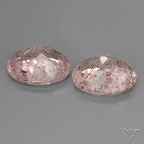 Shop natural 4.61ct ミディアムピンク ストロベリークォーツ gems, 楕円形, from ロシア at GemSelect. In stock, global shipping!