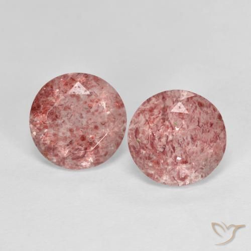 Shop natural 2.50ct アーシーピンク ストロベリークォーツ gems, ラウンド, from ロシア at GemSelect. In stock, global shipping!