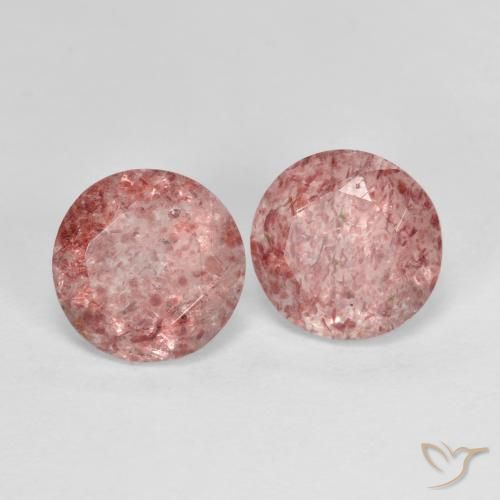 Shop natural 2.50ct アーシーピンク ストロベリークォーツ gems, ラウンド, from ロシア at GemSelect. In stock, global shipping!