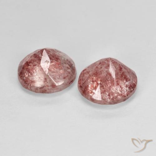 Shop natural 2.50ct アーシーピンク ストロベリークォーツ gems, ラウンド, from ロシア at GemSelect. In stock, global shipping!