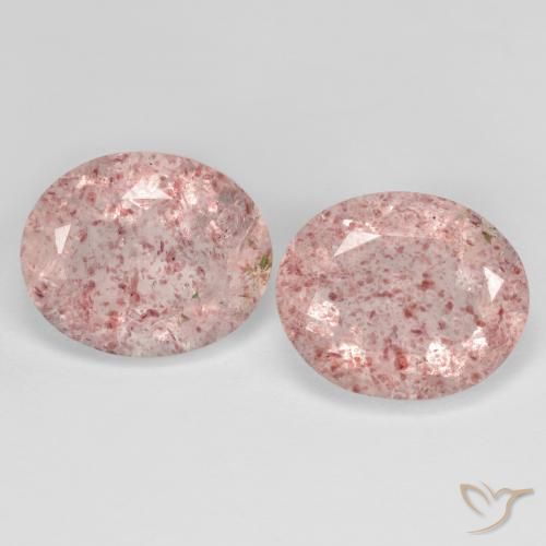 Shop natural 8.06ct ミディアムピンク ストロベリークォーツ gems, 楕円形, from ロシア at GemSelect. In stock, global shipping!