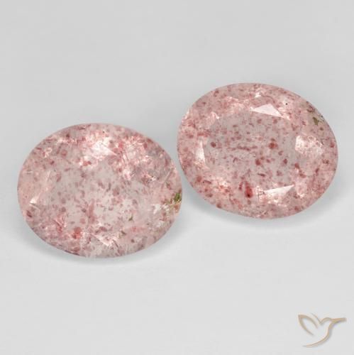 Shop natural 8.06ct ミディアムピンク ストロベリークォーツ gems, 楕円形, from ロシア at GemSelect. In stock, global shipping!