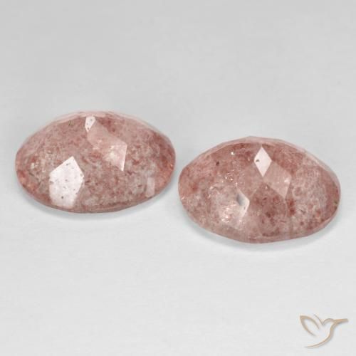 Shop natural 8.08ct ミディアムピンク ストロベリークォーツ gems, 楕円形, from ロシア at GemSelect. In stock, global shipping!