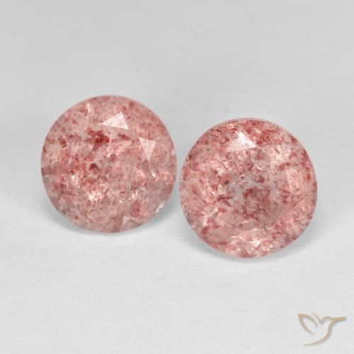 Shop natural 2.91ct アーシーピンク ストロベリークォーツ gems, ラウンド, from ロシア at GemSelect. In stock, global shipping!