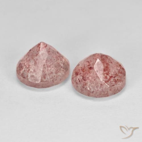 Shop natural 2.91ct アーシーピンク ストロベリークォーツ gems, ラウンド, from ロシア at GemSelect. In stock, global shipping!