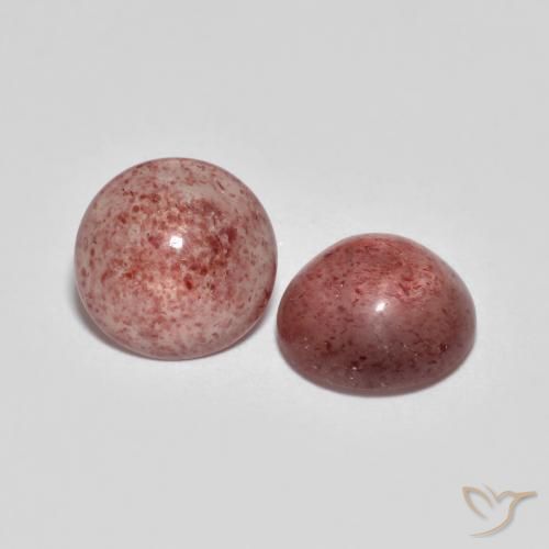 Shop natural 4.39ct 赤みがかったピンク ストロベリークォーツ gems, ラウンド, from ロシア at GemSelect. In stock, global shipping!