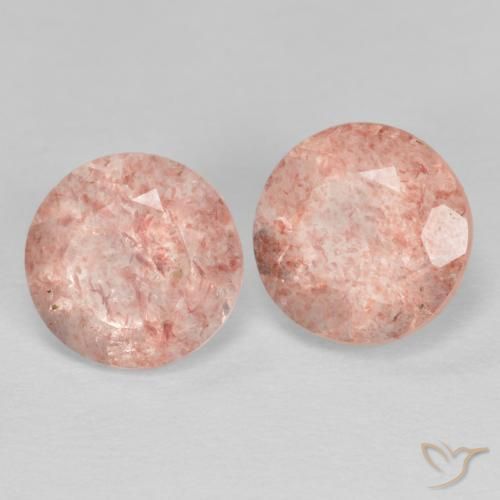 Shop natural 2.40ct オレンジがかったピンク ストロベリークォーツ gems, ラウンド, from ロシア at GemSelect. In stock, global shipping!
