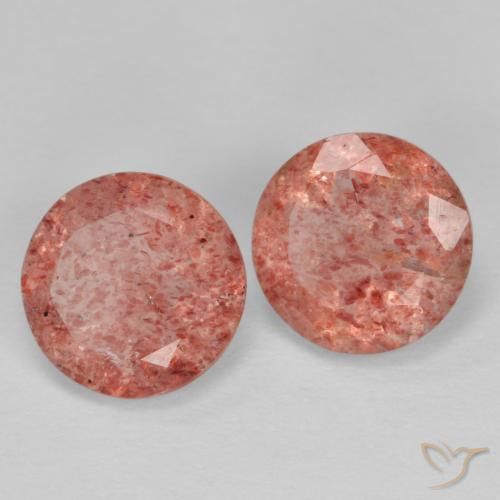 Shop natural 2.02ct 赤みがかったピンク ストロベリークォーツ gems, ラウンド, from ロシア at GemSelect. In stock, global shipping!