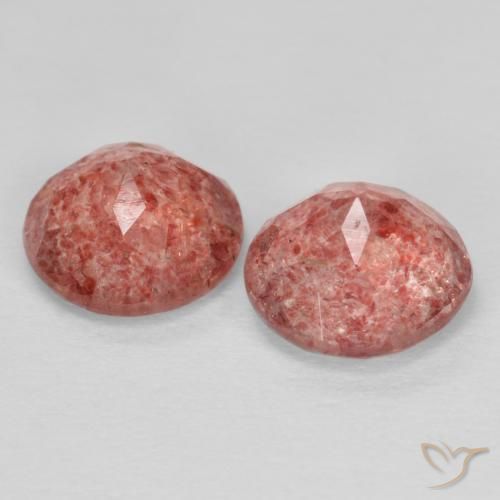 Shop natural 2.17ct ラズベリーピンク ストロベリークォーツ gems, ラウンド, from ロシア at GemSelect. In stock, global shipping!