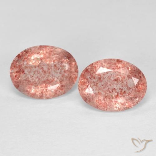 Shop natural 3.17ct Medium Dark-Pink ストロベリークォーツ gems, 楕円形, from ロシア at GemSelect. In stock, global shipping!