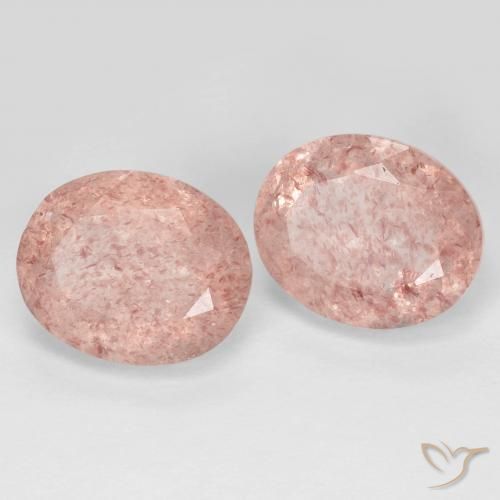 Shop natural 7.77ct ライトピンク ストロベリークォーツ gems, 楕円形, from ロシア at GemSelect. In stock, global shipping!