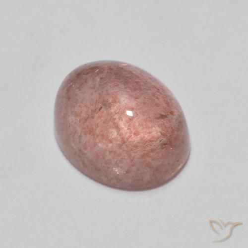 2.64ct 天然 赤みがかったピンク ストロベリークォーツ, 楕円形, 透明