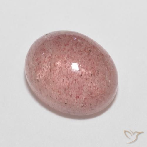 2.77ct 天然 ローズピンク ストロベリークォーツ, 楕円形, 透明
