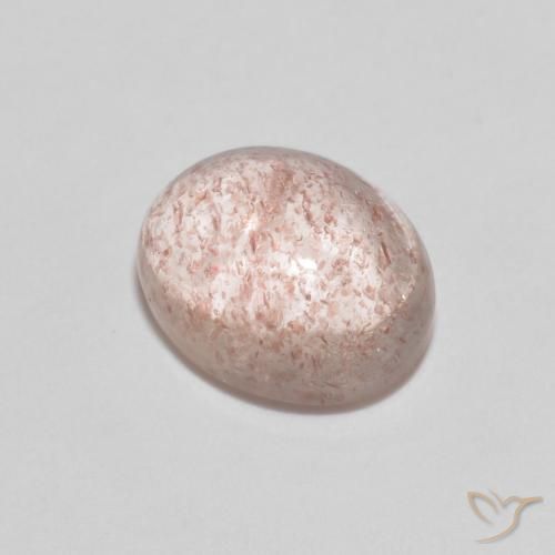 2.50ct 天然 ライトピンク ストロベリークォーツ, 楕円形, 透明