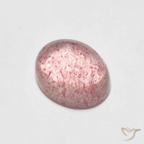 2.45ct 天然 ライトピンク ストロベリークォーツ, 楕円形, 透明