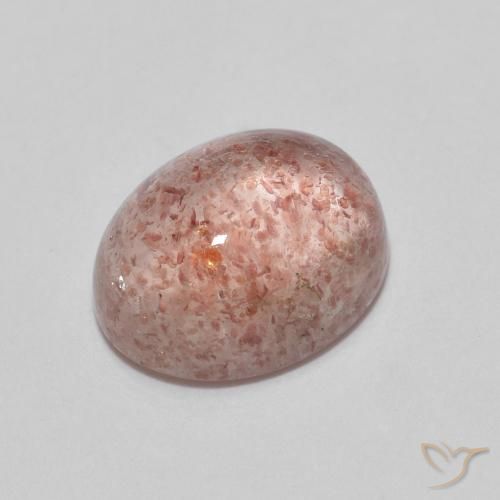 2.37ct 天然 ミディアムピンク ストロベリークォーツ, 楕円形, 透明