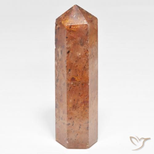 50.65ct 天然 ミディアムオレンジ ストロベリークォーツ, ファンシー, オペーク