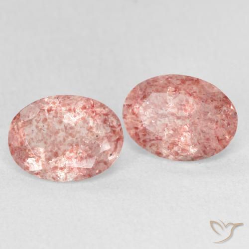 Shop natural 2.29ct ライトピンク ストロベリークォーツ gems, 楕円形, from ロシア at GemSelect. In stock, global shipping!