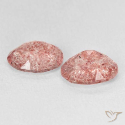 Shop natural 2.29ct ライトピンク ストロベリークォーツ gems, 楕円形, from ロシア at GemSelect. In stock, global shipping!